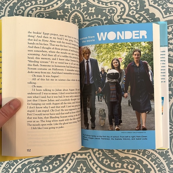 Wonder by R.J. Palacio Hardcover Novel - Picture 6 of 7